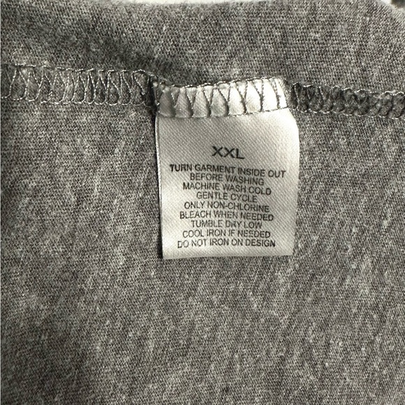 Central Mills Apple Corps Ltd Beatles Gray Crop Top T-shirt Size XXL - Picture 7 of 7